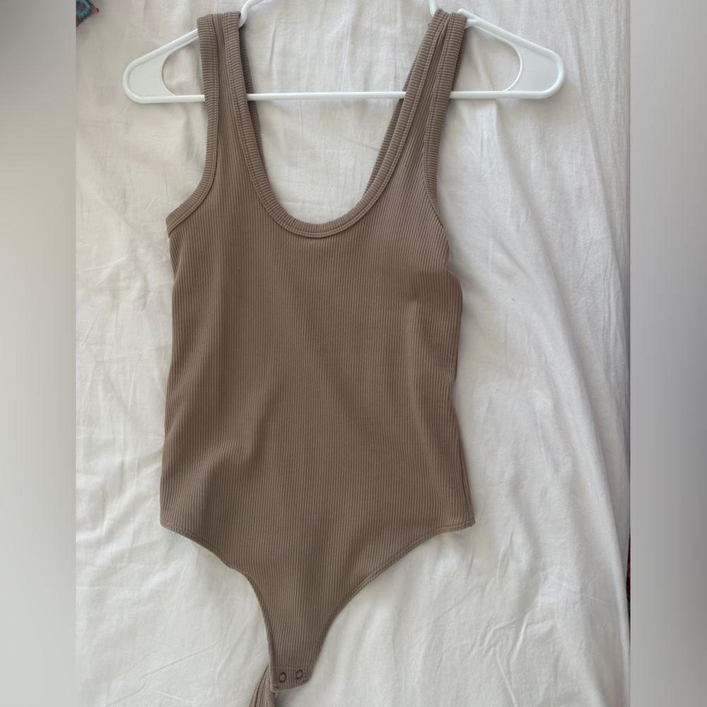 Abercrombie Beige Bodysuit